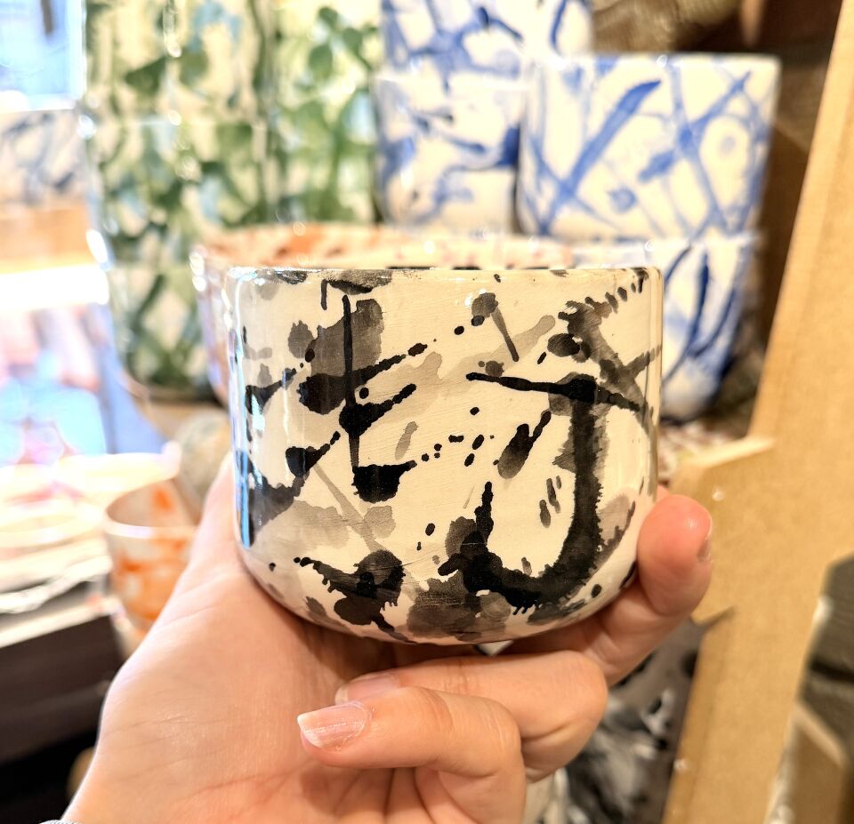 kulpsuz siyah mug
