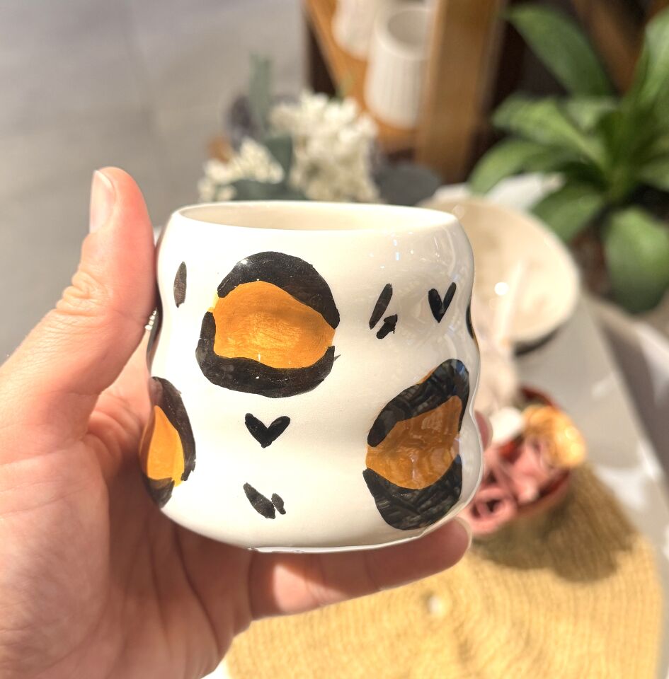 leopar boğumlu mug ( kupa )