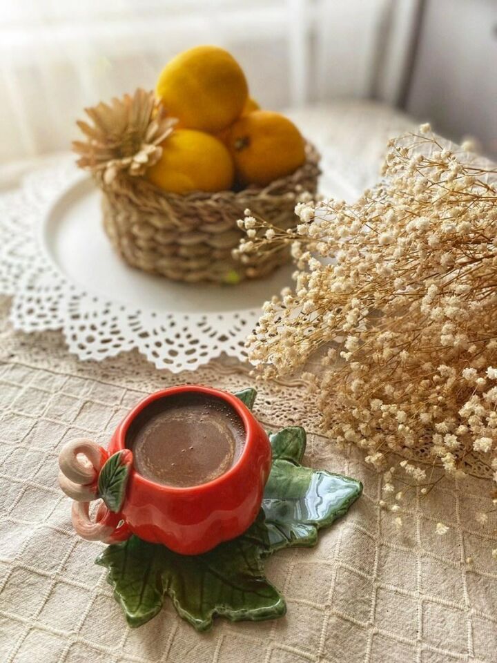 balkabağı kahve fincanı