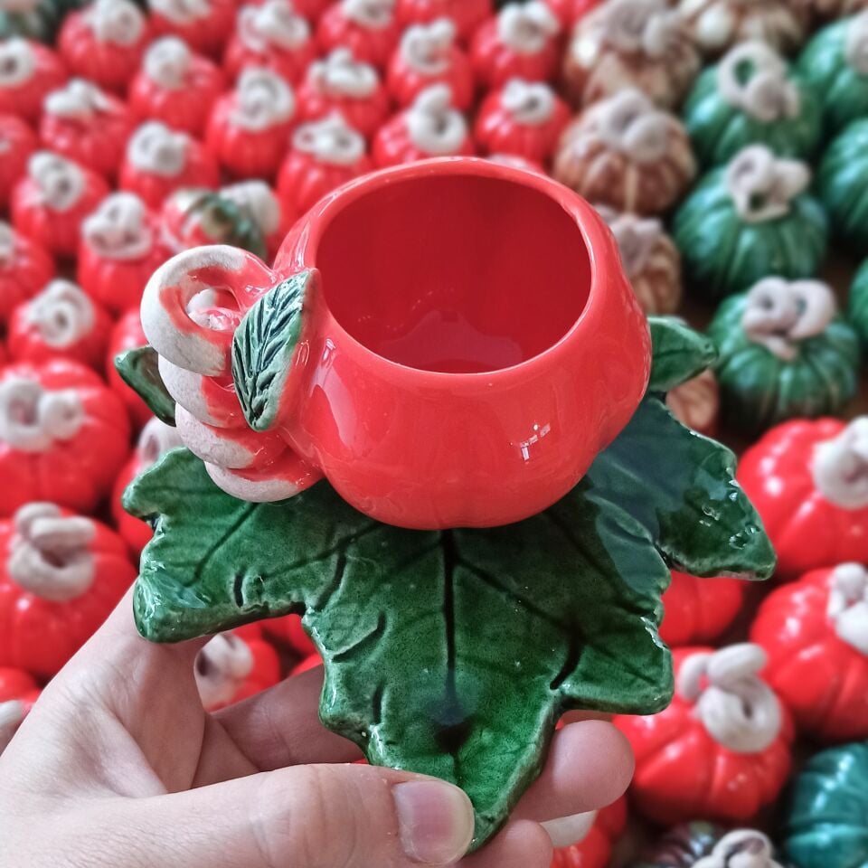 balkabağı kahve fincanı